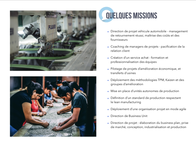Consilia Missions réalisées
